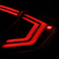 AlphaRex 16-21 Honda Civic Hatchback / Type-R FK8 Nova-Series LED Tail Lights (Pair) - Black