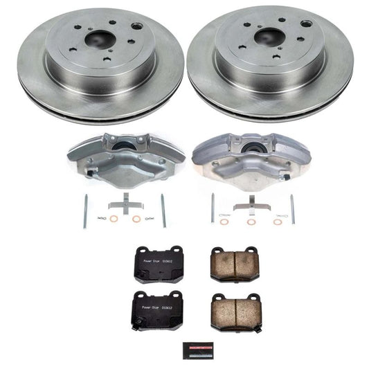 Power Stop 08-14 Subaru Impreza Rear Autospecialty Brake Kit w/Calipers