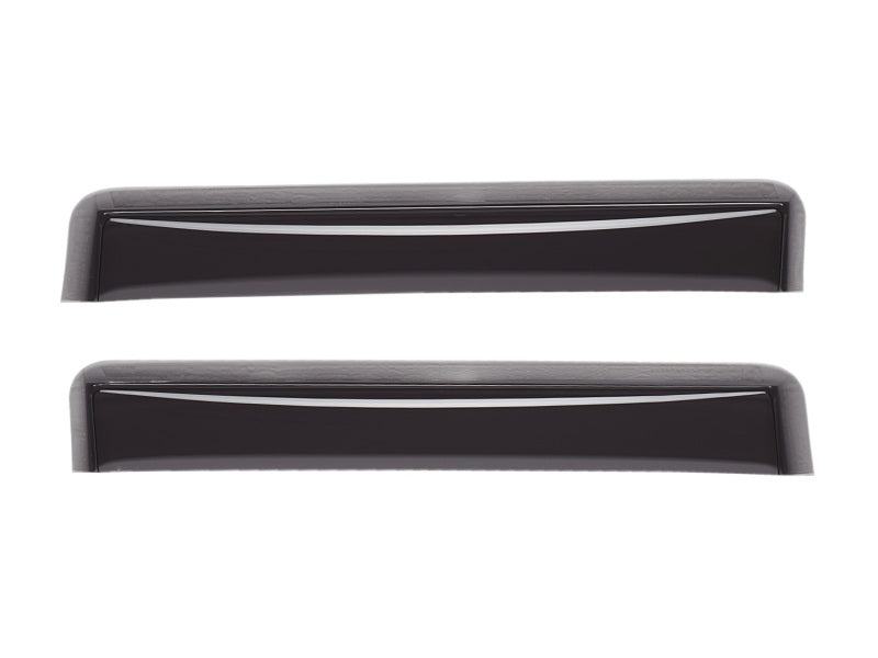 WeatherTech 12+ Hyundai Veloster Rear Side Window Deflectors - Dark Smoke