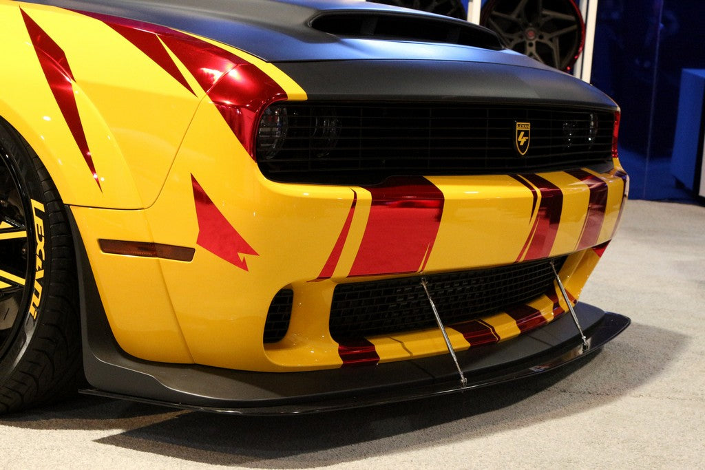 Dodge Challenger Demon/ Hellcat Widebody Front Wind Splitter 2018 - 2023