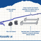 SuperPro 2022+ Subaru BRZ 16mm Adjustable Rear Sway Bar