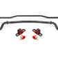 BMR 15-22 S550 Mustang Sway Bar Kit with Bushings Front and Rear Black Hammertone