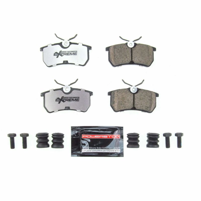 Power Stop 14-19 Ford Fiesta Rear Z26 Extreme Street Brake Pads w/Hardware