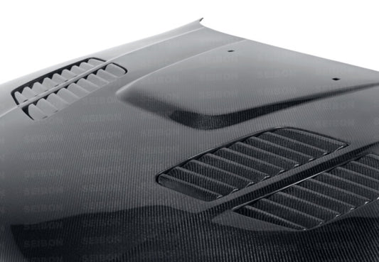 Seibon 97-03 BMW 5 Series 4Dr (E39) GTR-Style Carbon Fiber Hood