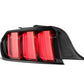 AlphaRex 15-23 Ford Mustang NOVA-Series Prismatic LED Tail Lights Black-Clear