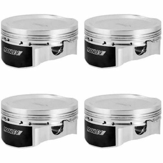 Manley 03-06 Mitsubishi Evo 8/9 4G63/4G63T 87mm +2mm -22cc 8.5/9 CR Ex. Duty Dish Pistons w/Rings