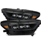 AlphaRex 15-17 Ford Mustang NOVA LED Proj Headlights Alpha Black w/Activ Light/Seq Signal/Switch DRL