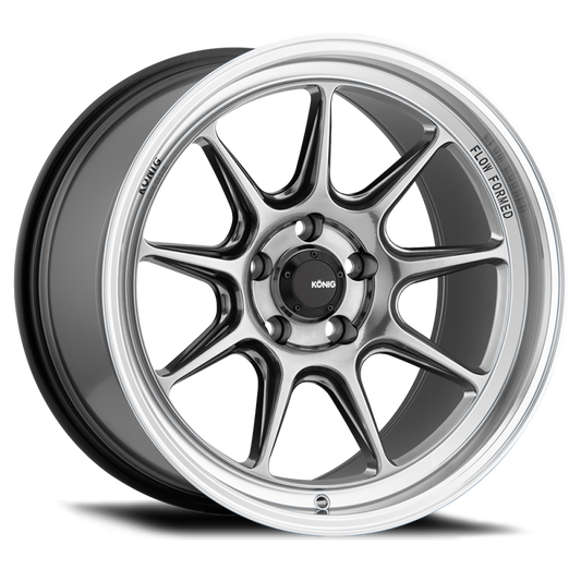 Konig Countergram 19x9.5A 5x114.3 ET35 Hyper Chrome / Machined Lip