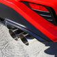 Remark 2022+ Subaru WRX Carbon Fiber Exhaust Finisher - Gloss Finish