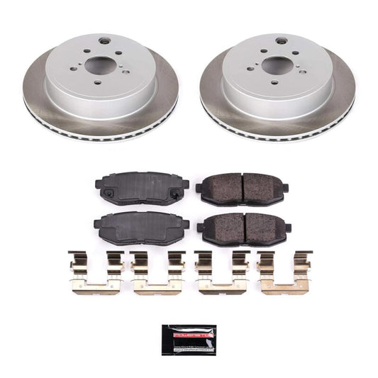 Power Stop 22-23 Toyota GR86 Rear Semi-Coated Rotor Kit