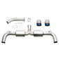 Injen 19-22 Hyundai Veloster N L4 2.0L Turbo Performance SS Axle Back Exhaust System - Burnt Ti Tips