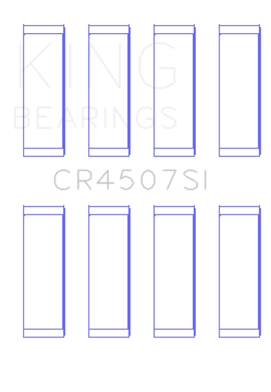 King Mazda MZR 2.3L 16V / Ford Duratec 2.3L 16V (Size .25) Connecting Rod Bearing Set (Set of 8)