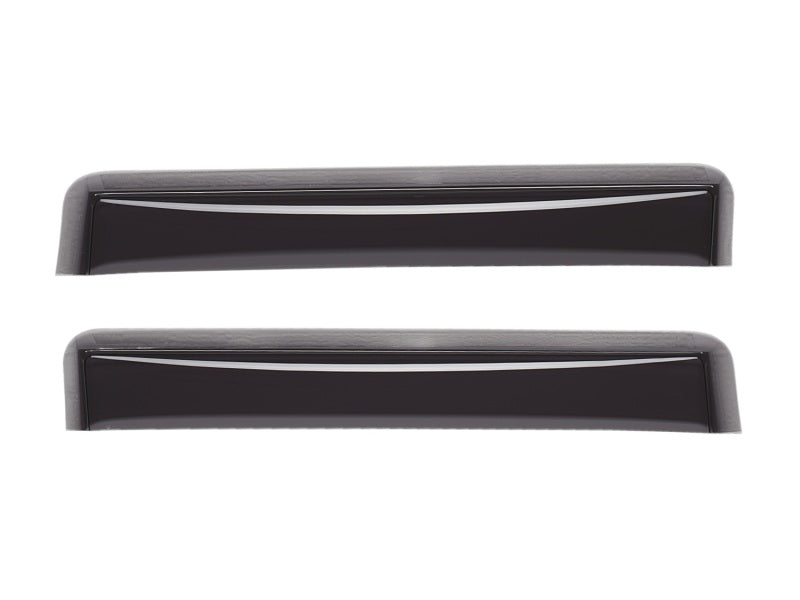 WeatherTech 08-14 Mitsubishi Lancer Rear Side Window Deflectors - Dark Smoke