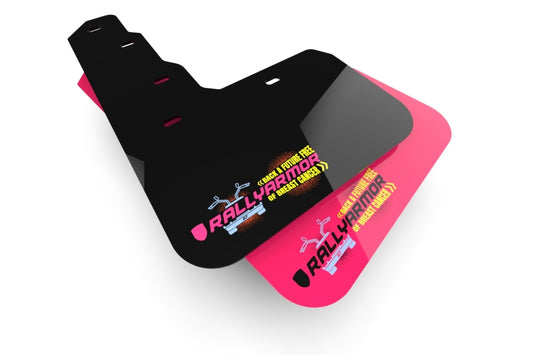 Rally Armor 17-21 Honda Civic Type R Pink Mud Flap BCE Logo