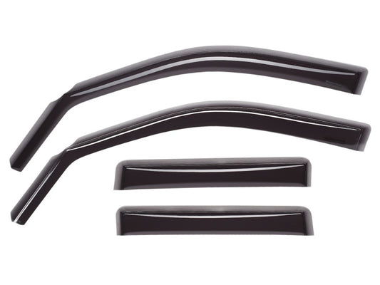 WeatherTech 11+ Ford Fiesta Front and Rear Side Window Deflectors - Dark Smoke