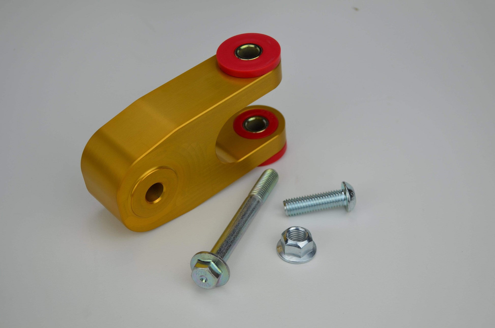 Damond Motorsports-Volvo Rear Motor Mount-Gold-Red-RACE at Damond Motorsports