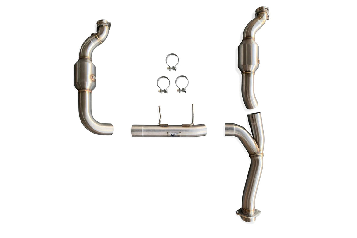 CVF Stainless Steel Catted Downpipes (2015-2016 Ford F-150 3.5L EcoBoost)