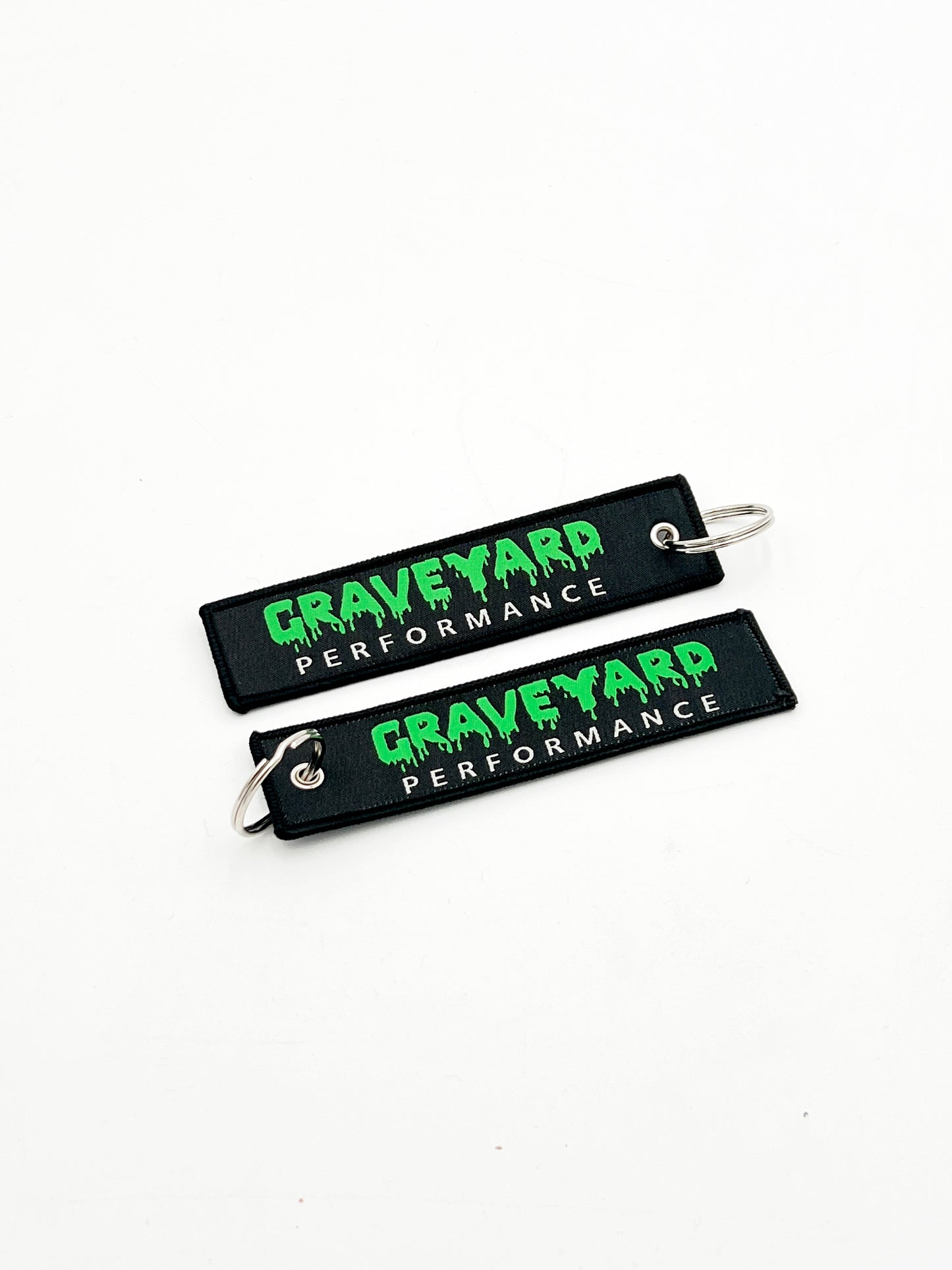 Graveyard Performance Jet Tag Keychain