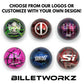 Billetworkz CUSTOM ENGRAVED - MULTI-COLOR KNOBS Focus ST/RS 12x1.25