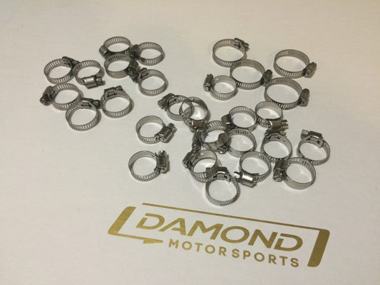 Damond Motorsports-Hose Clamps- at Damond Motorsports