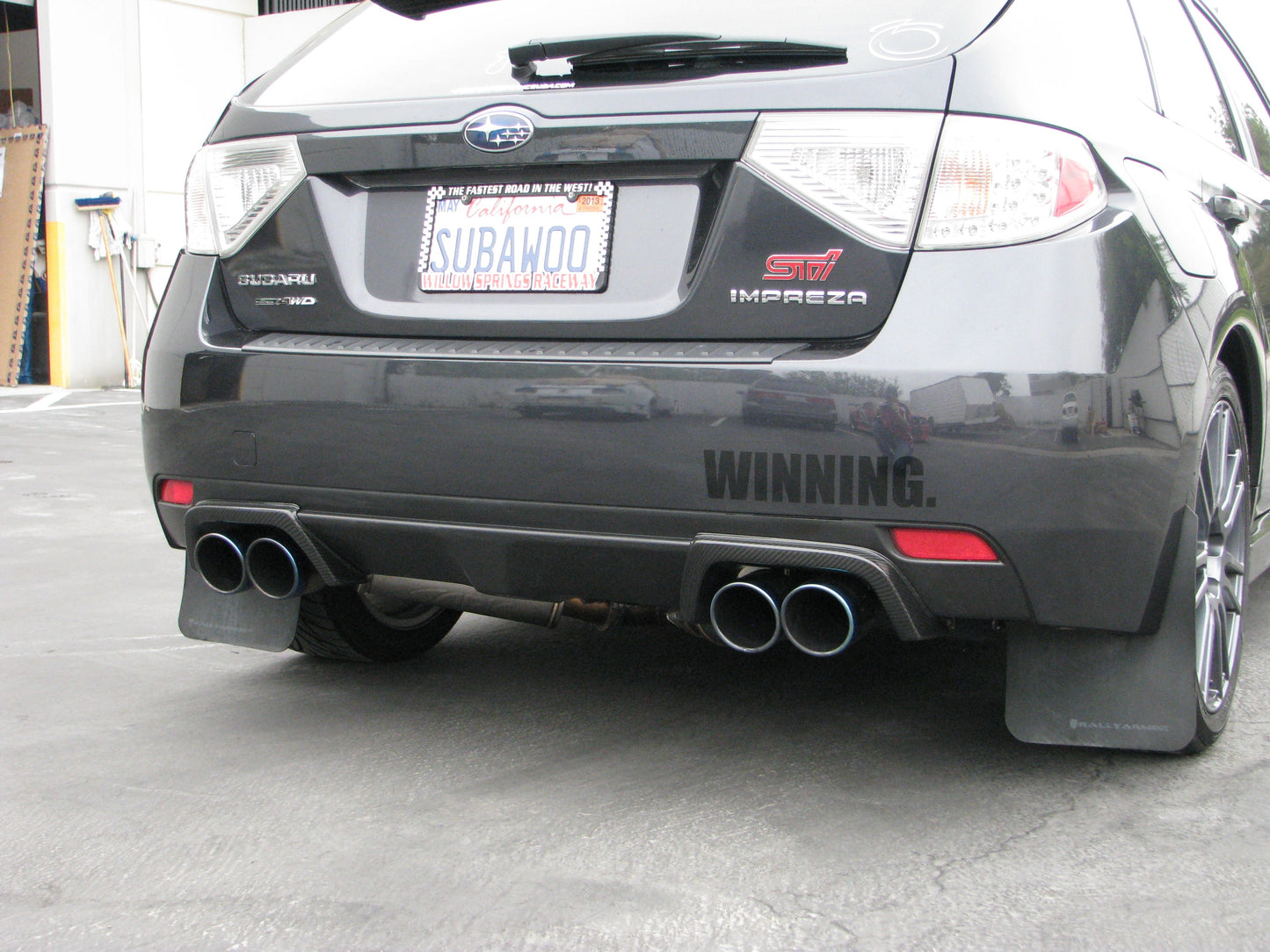 Subaru WRX/ STI Hatchback Carbon Fiber Heat Shield 2008-2014