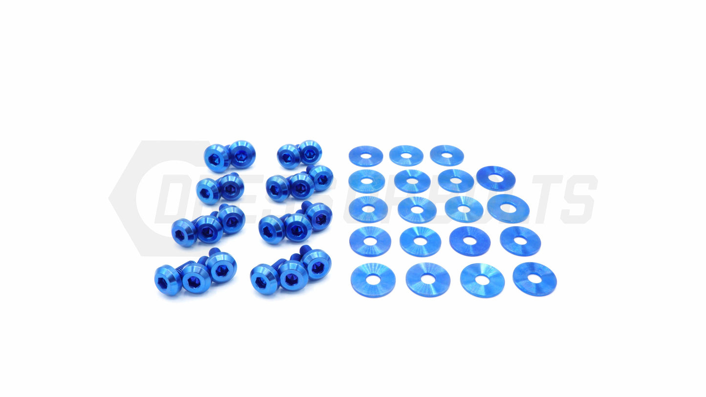 Subaru BRZ (2013-2019) Titanium Dress Up Bolts Partial Engine Bay Kit - DressUpBolts.com