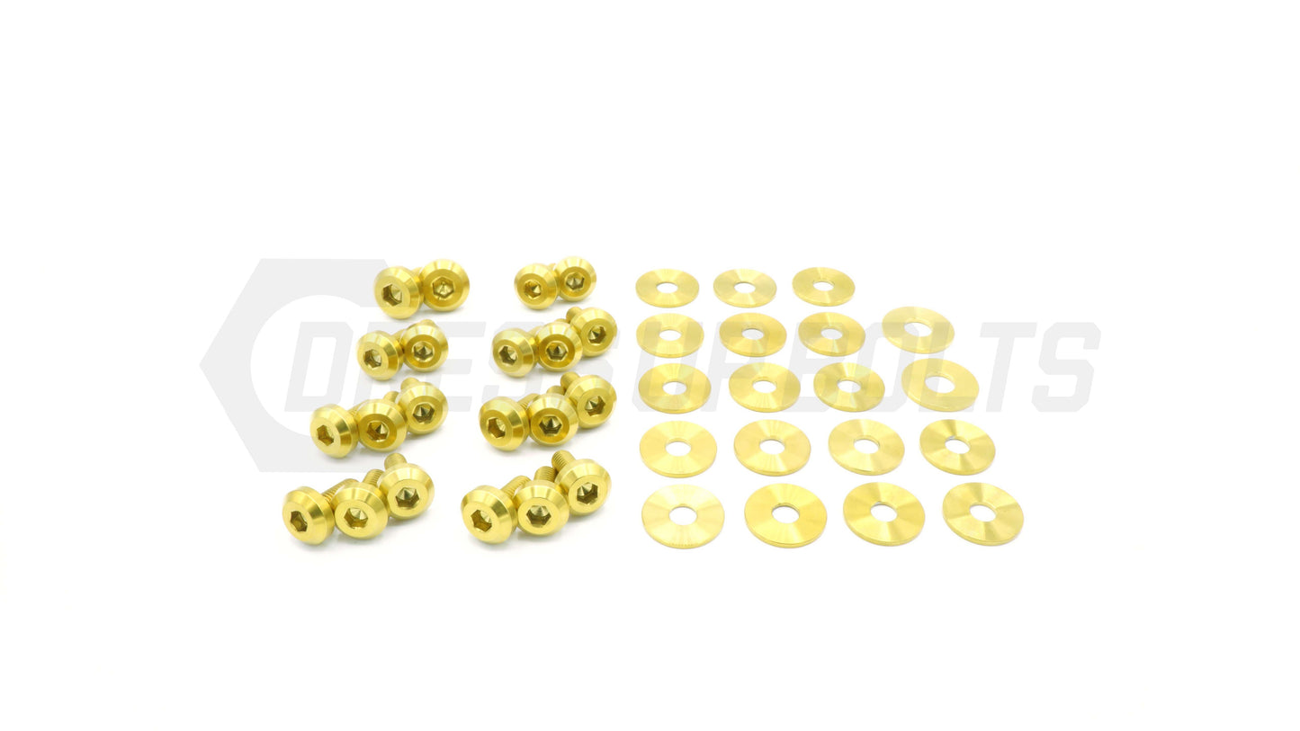 Subaru BRZ (2013-2019) Titanium Dress Up Bolts Partial Engine Bay Kit - DressUpBolts.com