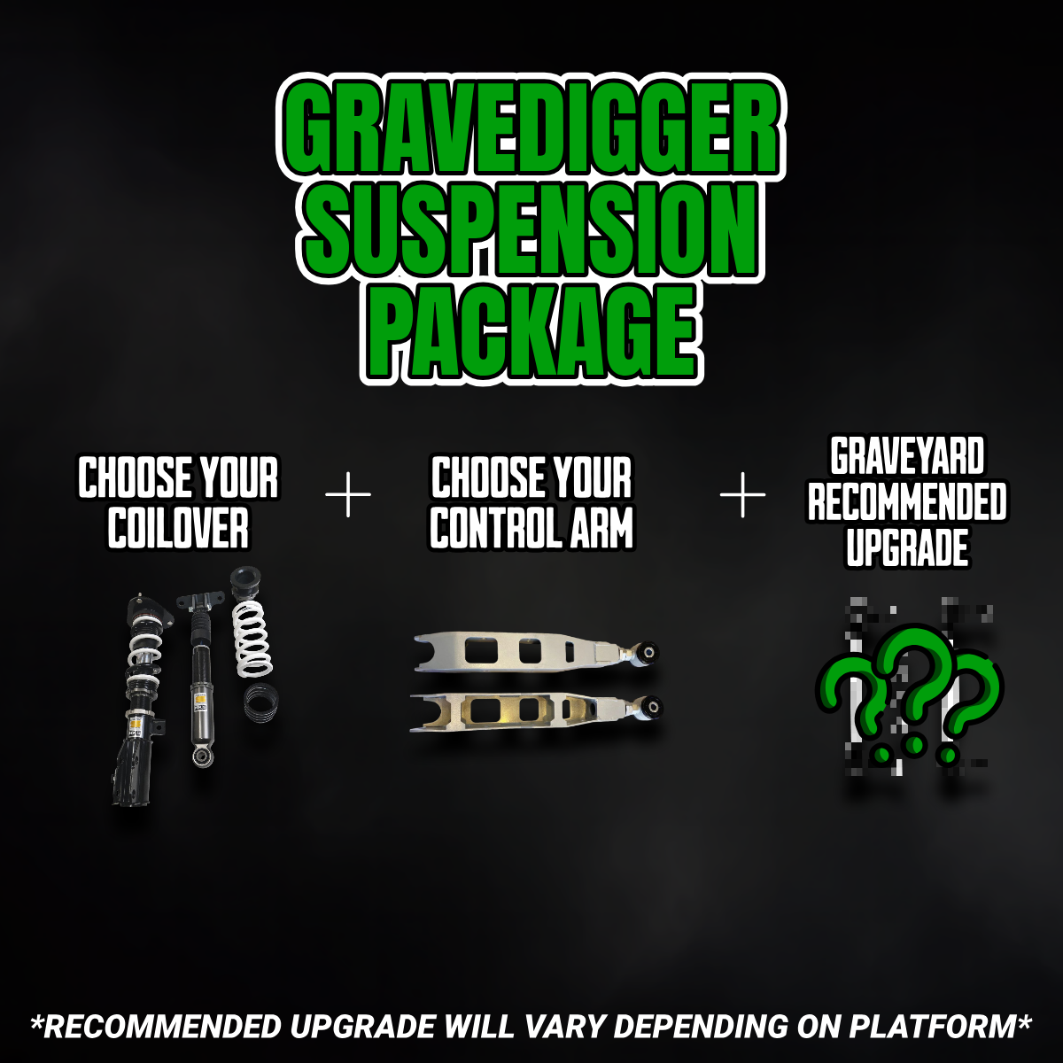 Gravedigger Suspension Package for 2016-2018 Ford Focus RS