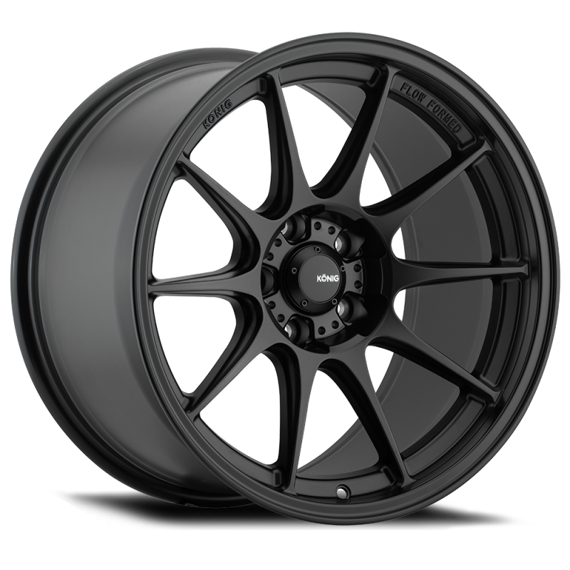 Konig Dekagram 19x9.5A 5x114.3 ET35 Semi-Matte Black