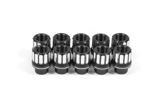 BMR 07-14 Ford Shelby GT500 Lug Nut Kit 1/2-20 RH Shank 12-pt Aluminum Set of 10