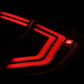 AlphaRex 16-21 Honda Civic Hatchback/ Type-R FK8 Nova-Series LED Tail Lights (Pair) - Alpha Black