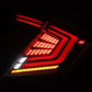 AlphaRex 16-21 Honda Civic Hatchback/ Type-R FK8 Nova-Series LED Tail Lights (Pair) - Alpha Black