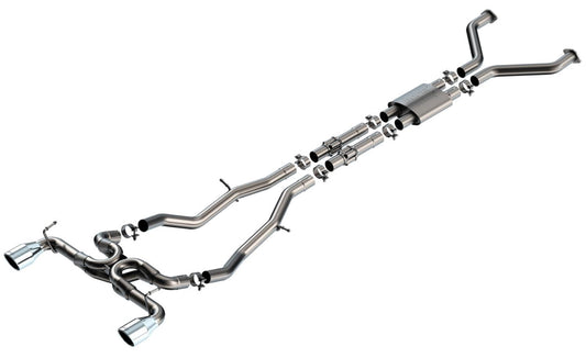 Borla 23-24 Nissan Z 2.5in ATAK Cat Back Exhaust 4.5in Tip - Stainless Steel