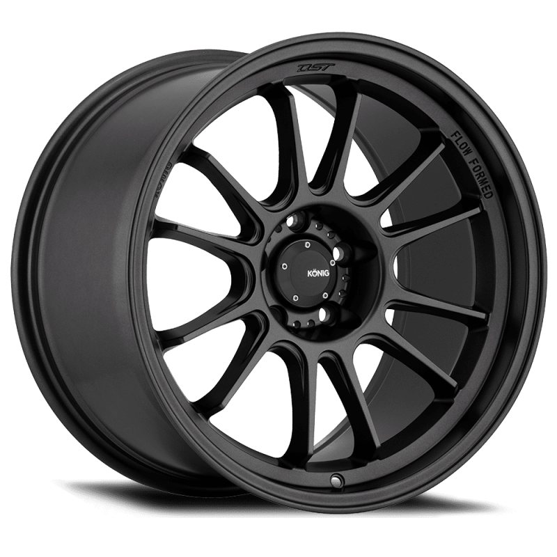 Konig Hypergram 19X9.5A 5X114.3 ET35 Matte Black Flow Formed