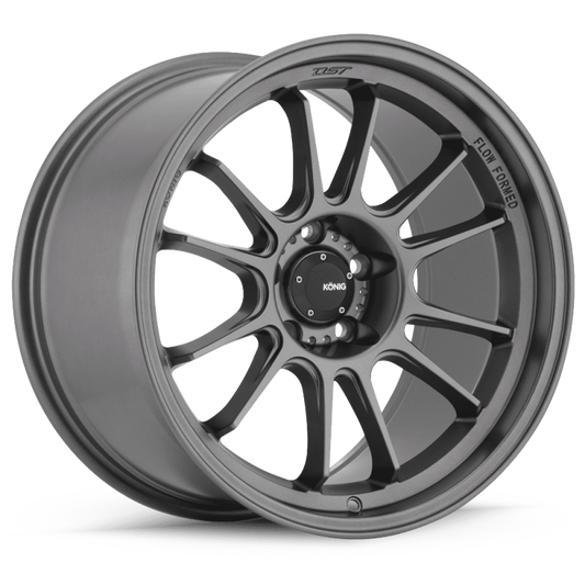 Konig Hypergram 19X9.5A 5X114.3 ET25 Matte Grey Flow Formed