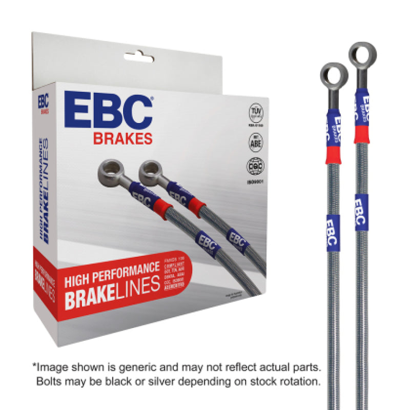 EBC 12-14 Volkswagen Golf R Mk6 2.0T Stainless Steel Brake Line Kit