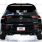 AWE MK8 Volkswagen Golf R 3in Touring Edition Quad Exhaust - Chrome Silver Tips