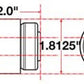 SPC Performance Flex Joint X-AXIS Jeep JK Front UCA 12mm X 2 X 1.8125