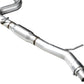 AWE MK8 Volkswagen Golf R 3in Touring Edition Quad Exhaust - Chrome Silver Tips