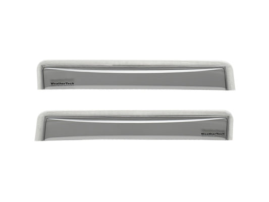 WeatherTech 08-14 Mitsubishi Lancer Rear Side Window Deflectors - Dark Smoke