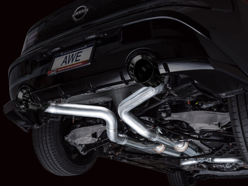 AWE 2023 Nissan Z RZ34 RWD Track Edition Catback Exhaust System w/ Diamond Black Tips