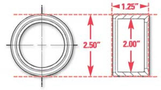 SPC Performance Weld-In Ring Kit 2.00 in. ID