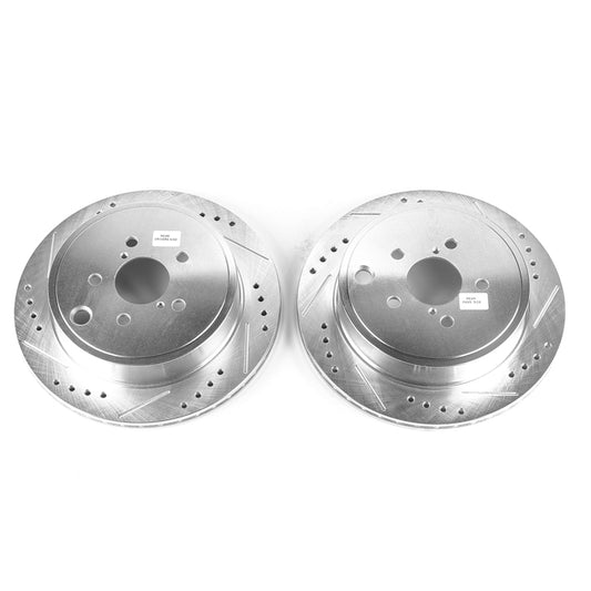 Power Stop 13-16 Scion FR-S Rear Evolution Drilled & Slotted Rotors - Pair