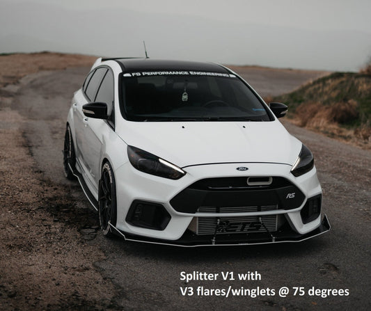 Ford Focus RS (2016-2018) Front Splitter V1 - FSPE