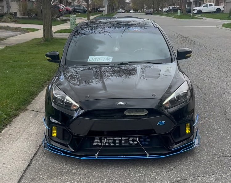 Ford Focus RS (2016-2018) Front Splitter V3 - FSPE