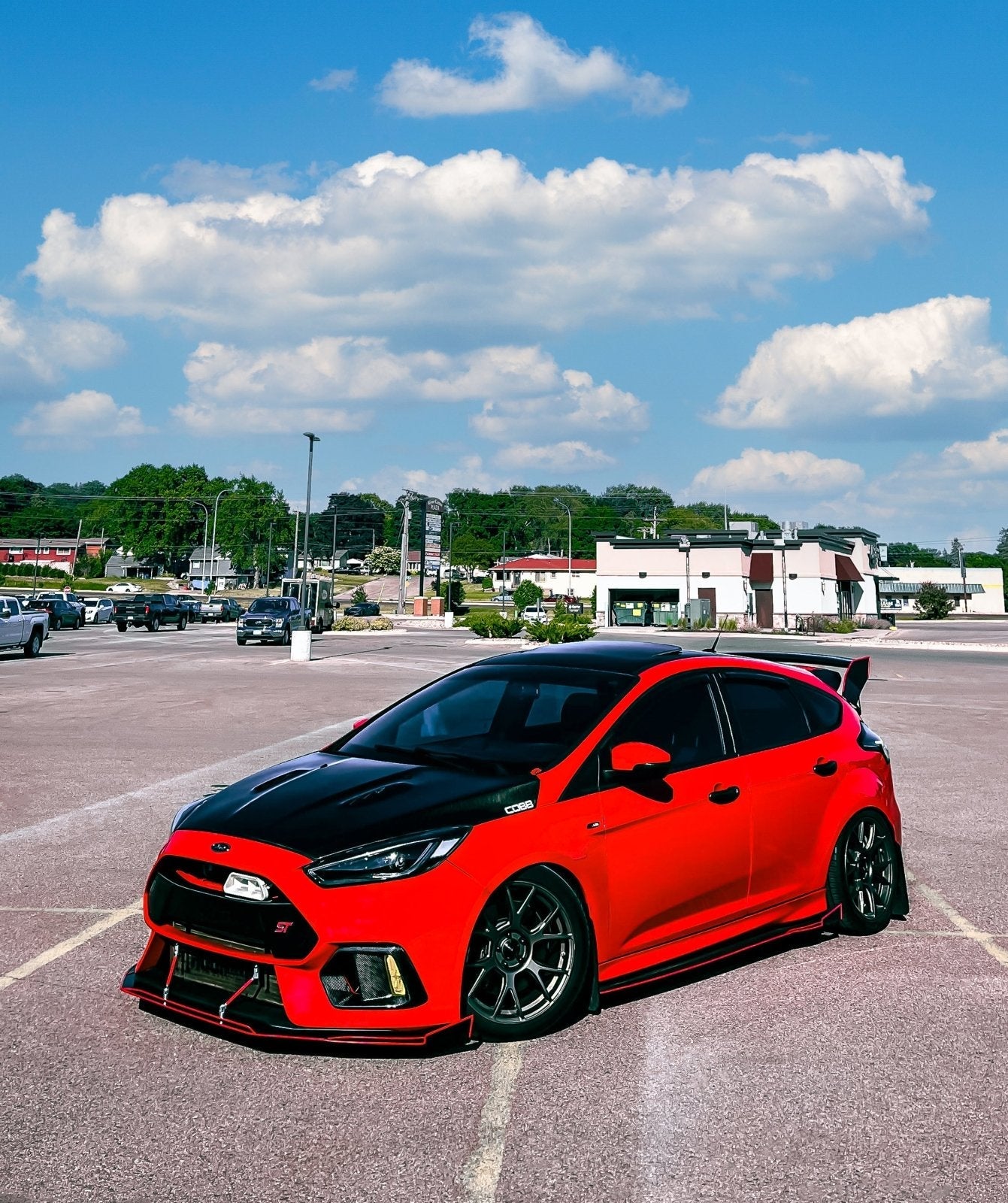 Ford Focus RS (2016-2018) Front Splitter V3 - FSPE