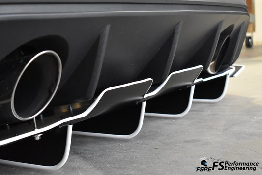 Ford Focus RS (2016-2018) Rear Diffuser V3 - FSPE