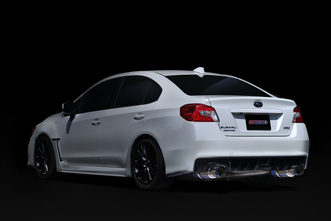 Tomei Full Titanium Dual Muffler Expreme Ti Type-D Exhaust | 2011-2021 Subaru WRX / STI GV/VA Sedan (TB6090-SB02D)