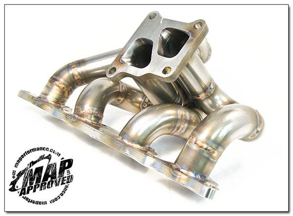 MAP Tubular Exhaust Manifold | 2003-2007 Mitsubishi Evo 8/9 (EVO-TEM) - Modern Automotive Performance
 - 2