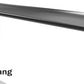 A black car spoiler with an aerodynamic design and performance airfoils. The text reads "The 9livesracing GR86 / BRZ Wang Kit '22+: The lightest wing on the market." This extruded aluminum wing is mounted on two sleek black brackets, each featuring a white logo in the shape of a small figure.